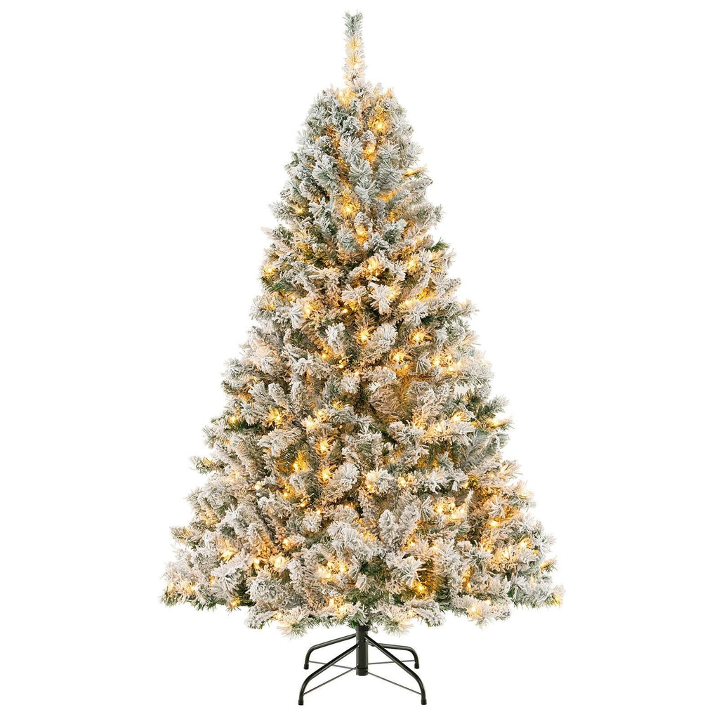 6/7/8 Feet Artificial Xmas Tree 3-Minute Quick Shape-7 ft