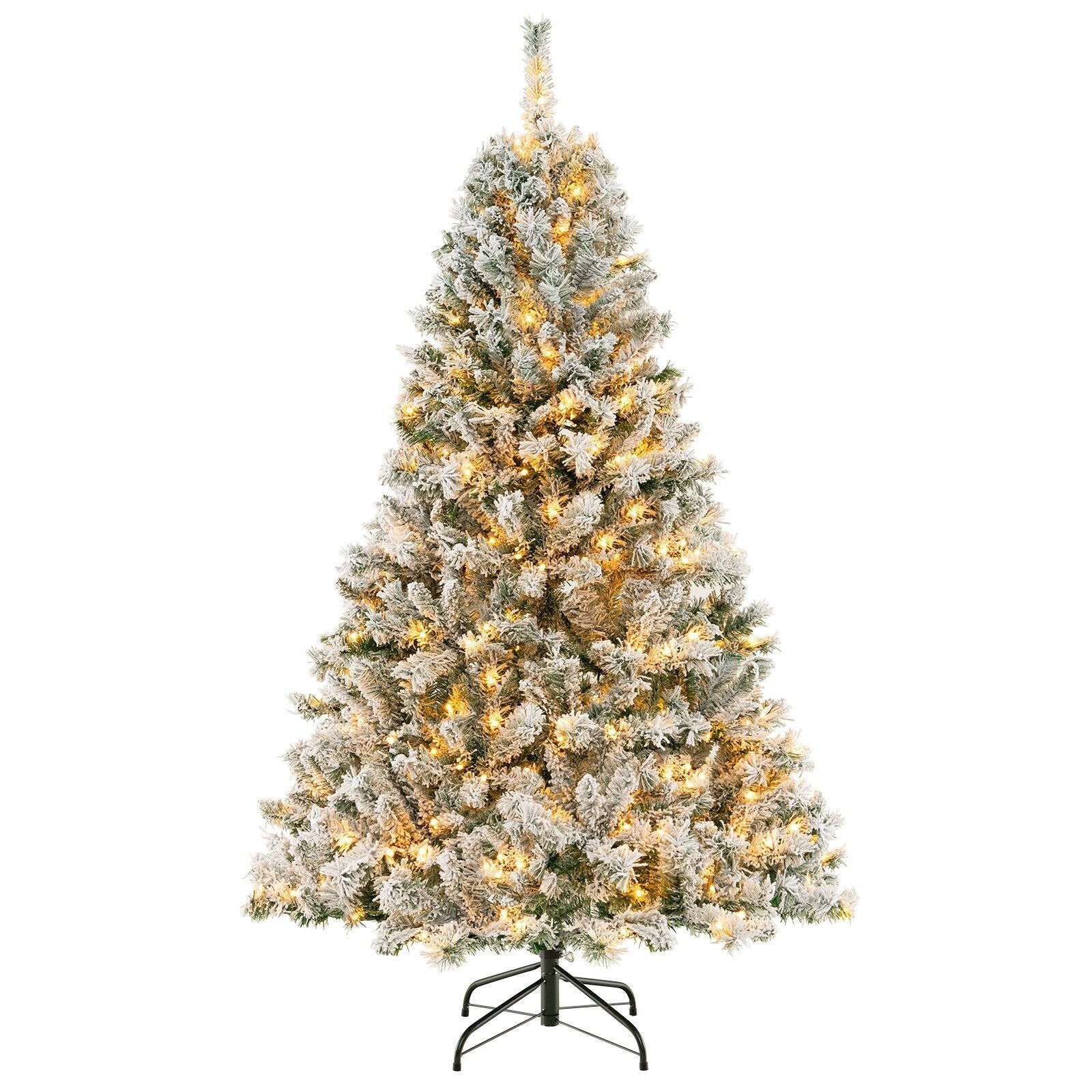6/7/8 Feet Artificial Xmas Tree 3-Minute Quick Shape-7 ft