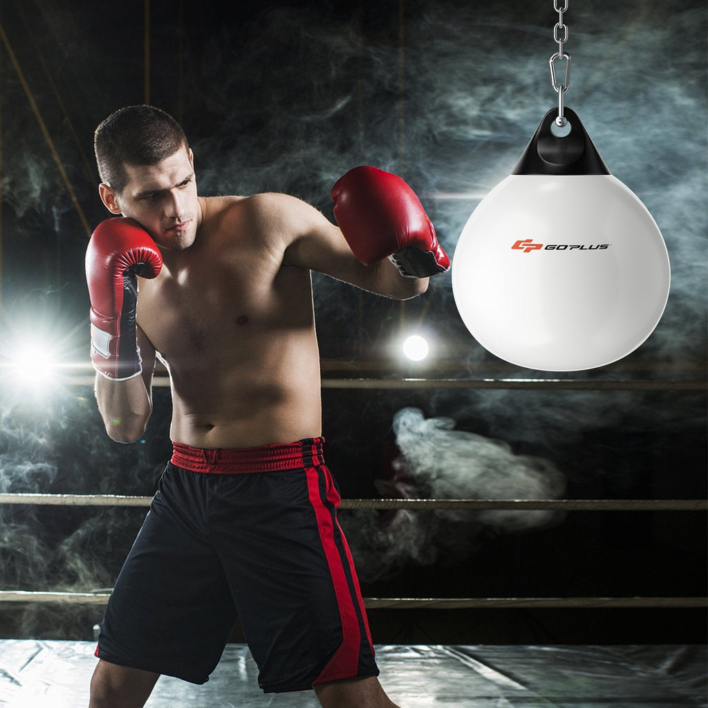 21 Inch Water Punching Bag with Adjustable Metal Chain-Black