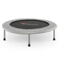 38 Inch Mini Folding Trampoline Portable Recreational Fitness Rebounder-Gray