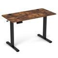 Electric Standing Desk with 3 Memory Height Settings and 2 Hanging Hooks & Cable Management-Natural