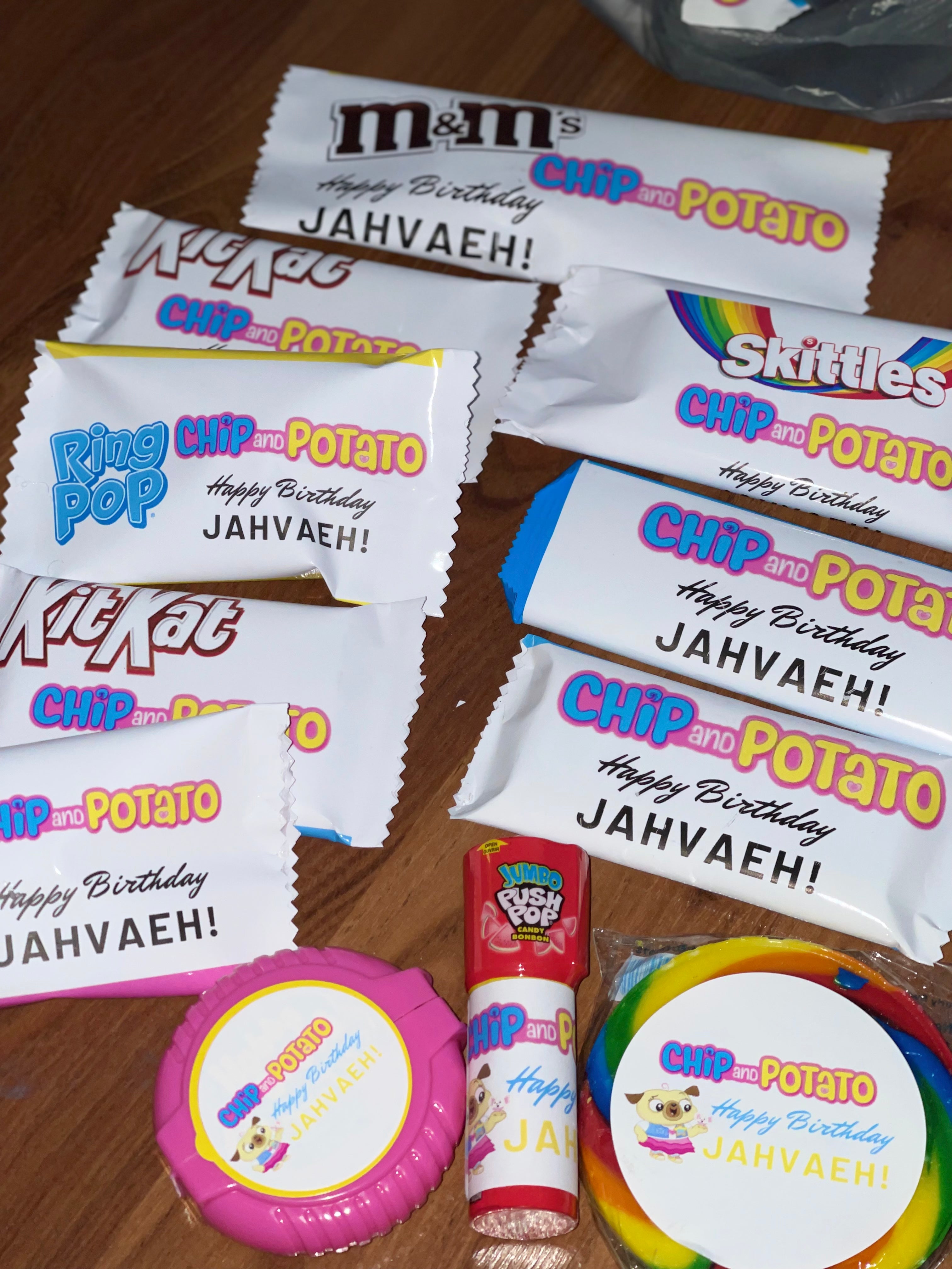 Custom Candy Wrappers - Personalized Party Favors