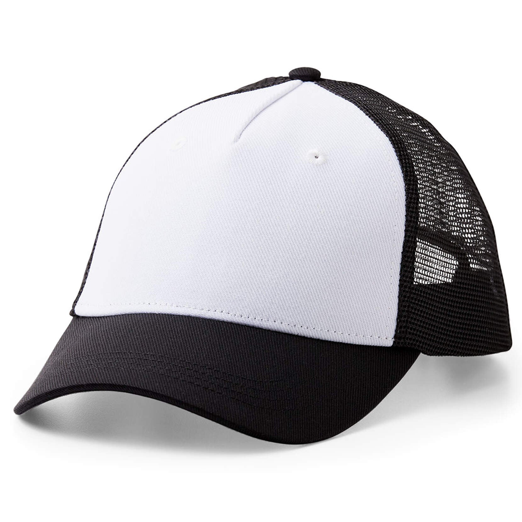 Personalized Black Mesh & Grey Caps