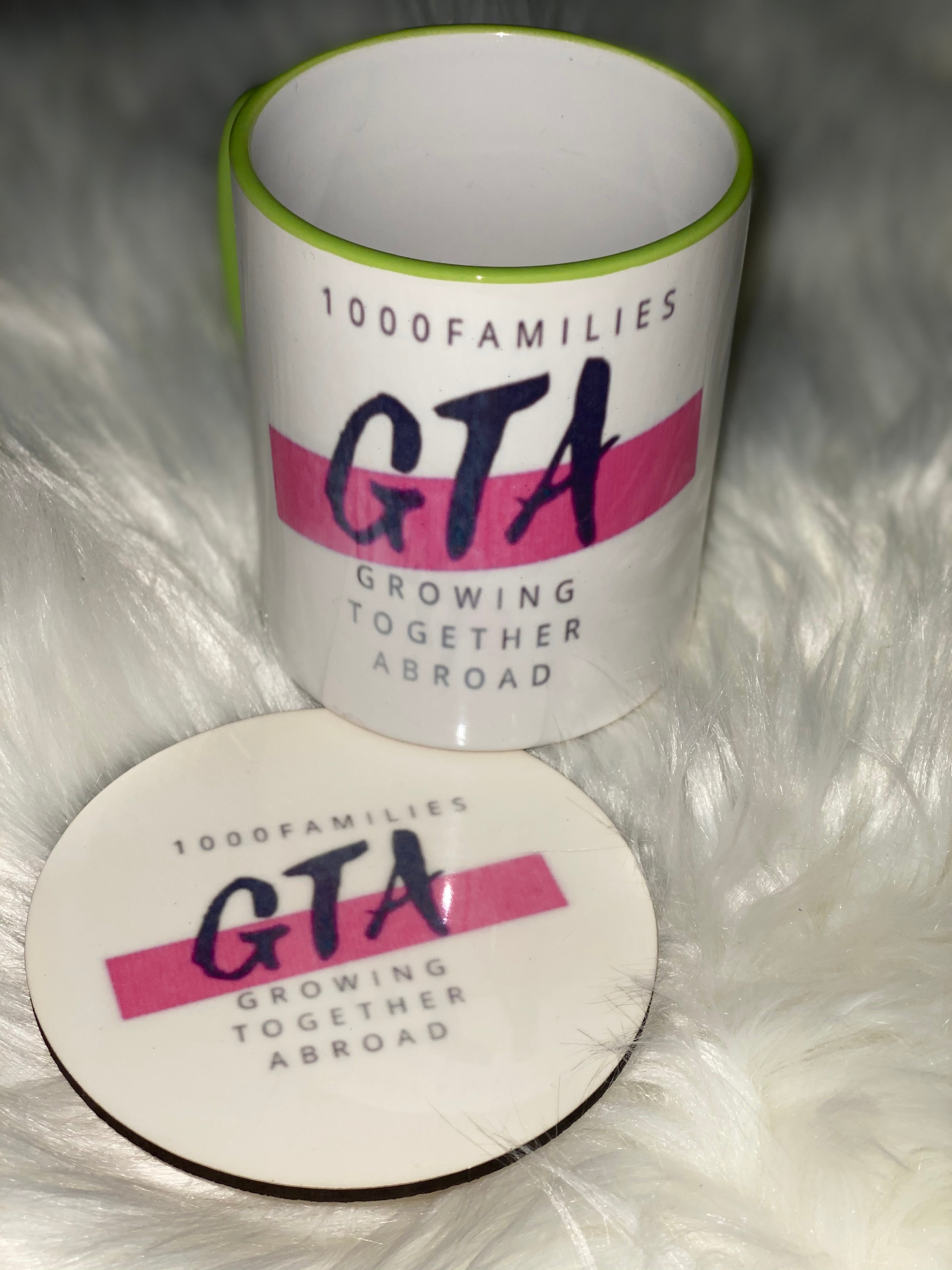 Custom Mug & Coaster Set - Personalized