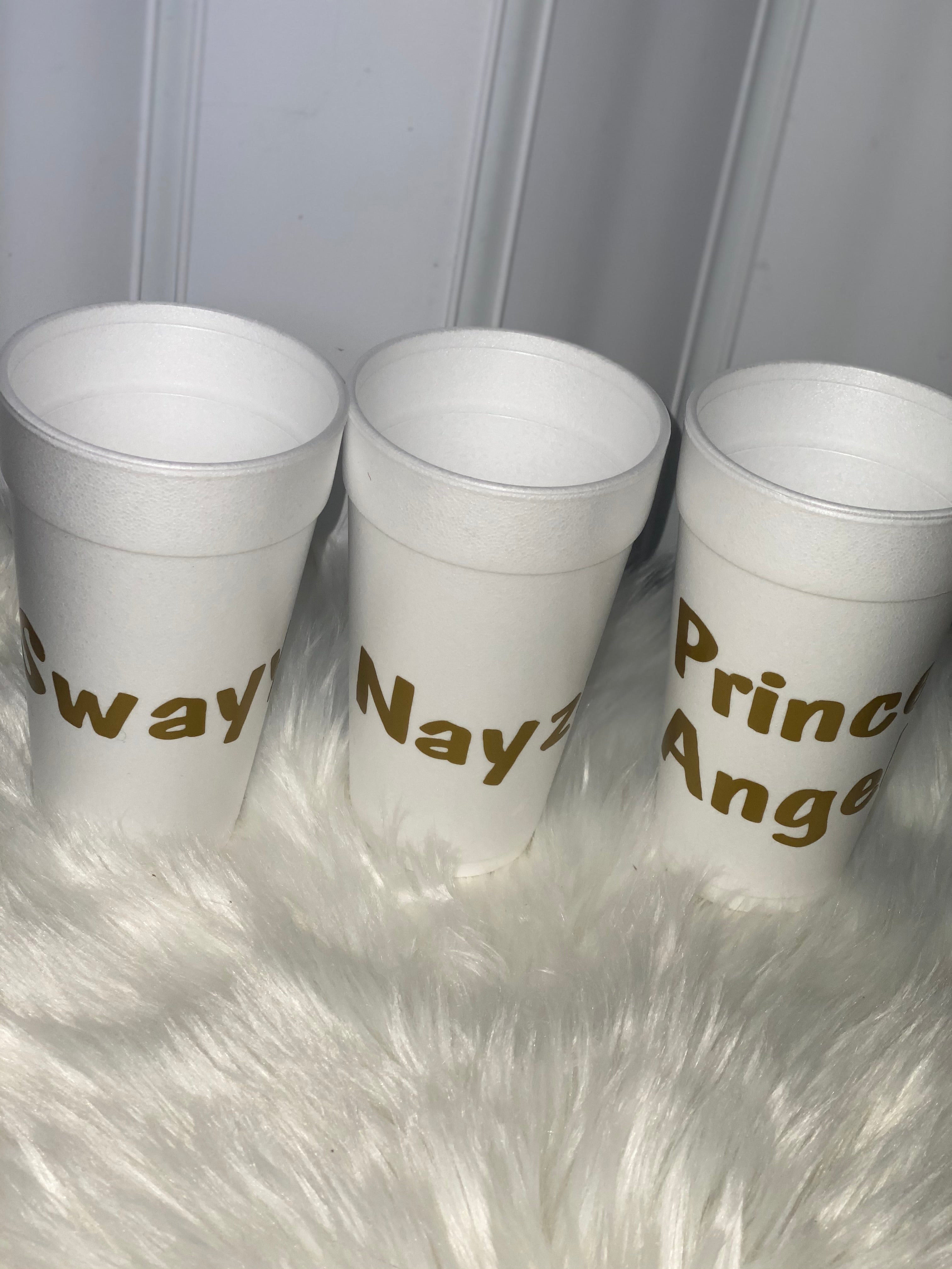 Custom Styrofoam Cups 20oz - Personalized Party Cups