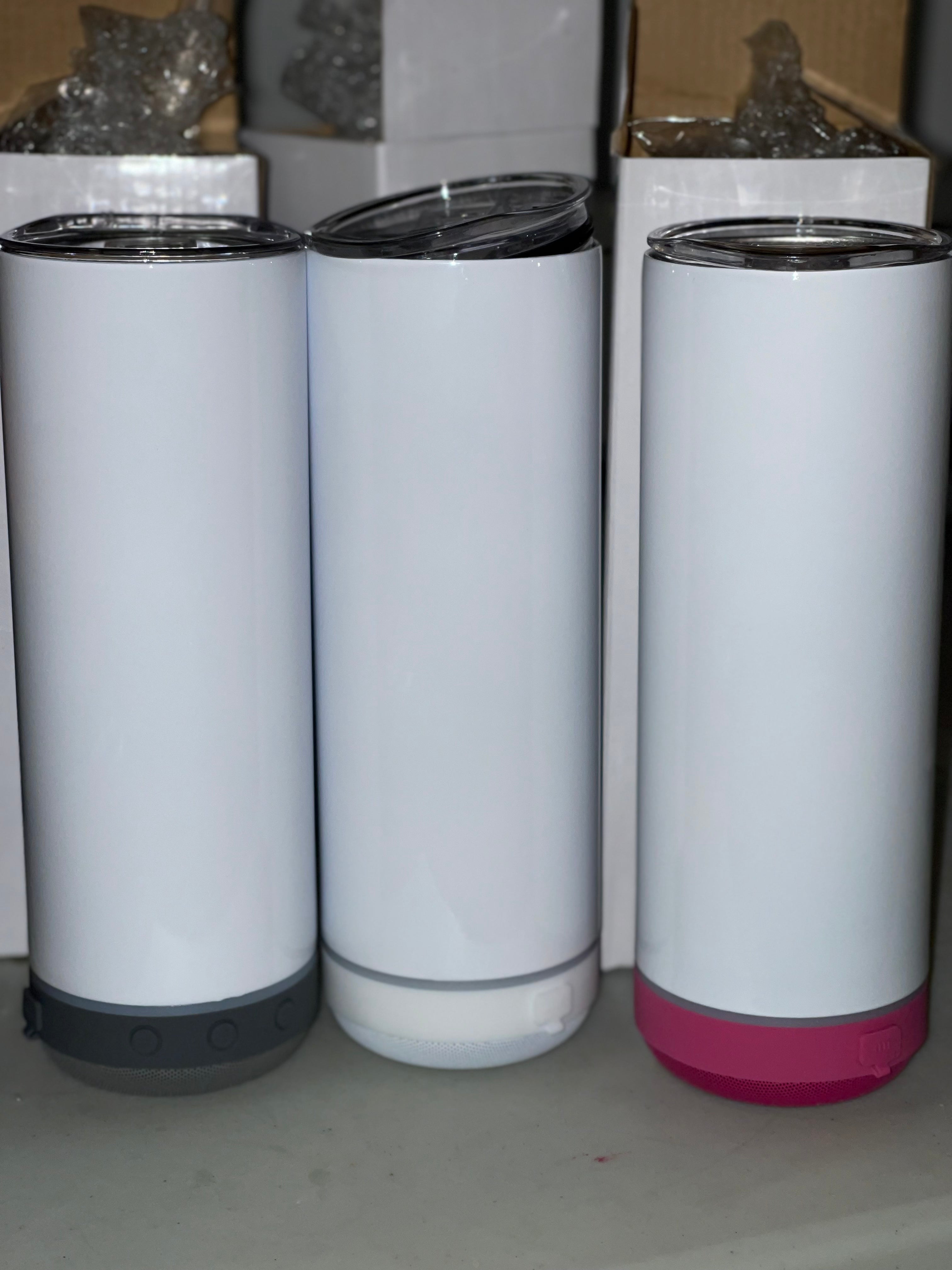 Bluetooth Speaker Tumbler - Custom Drinkware with Removable Speaker