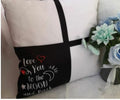 Love You to the Moon Pillowcase | Custom Romantic Pillow Cover