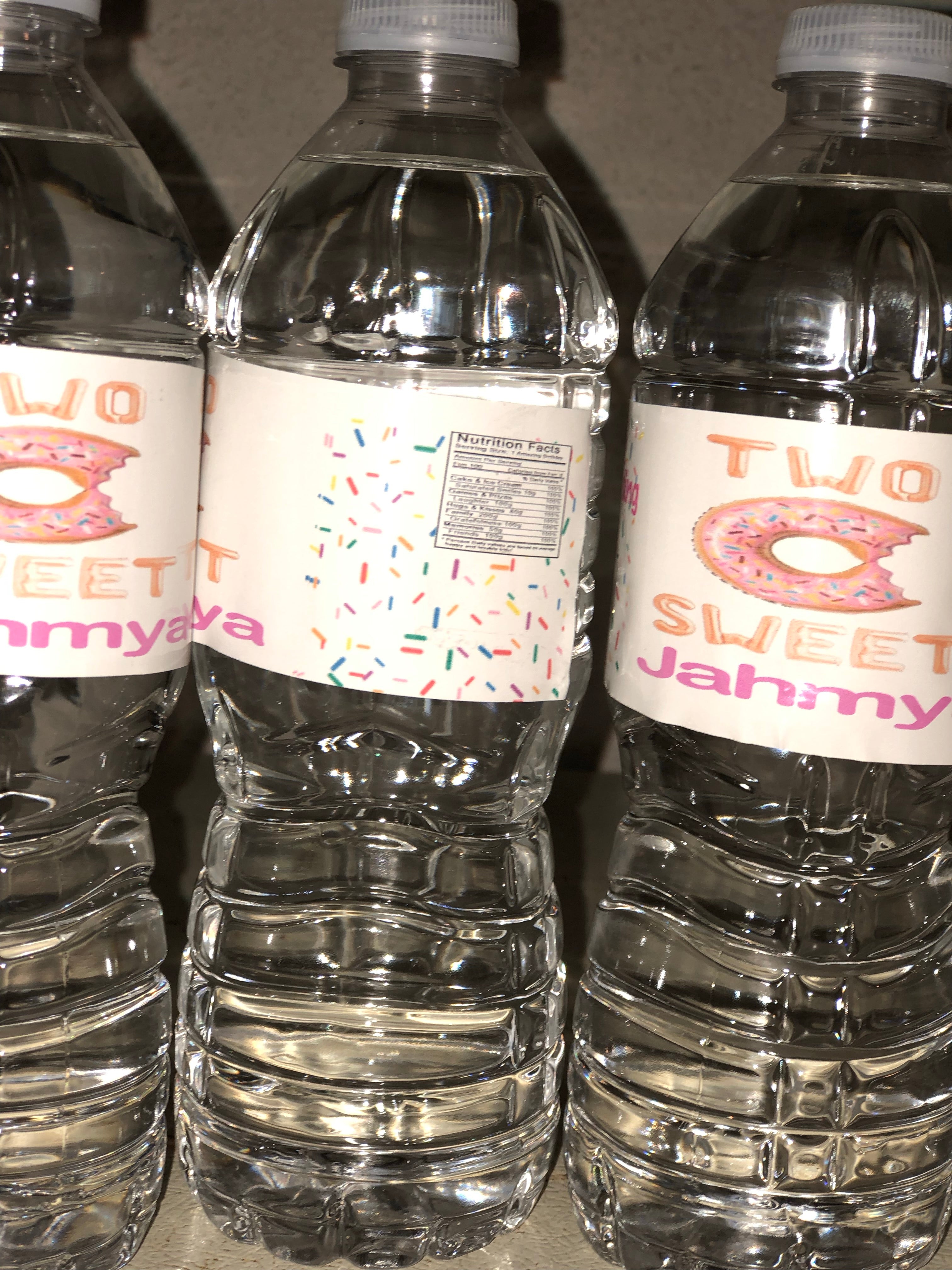 Personalized Party & Event water bottle Labels