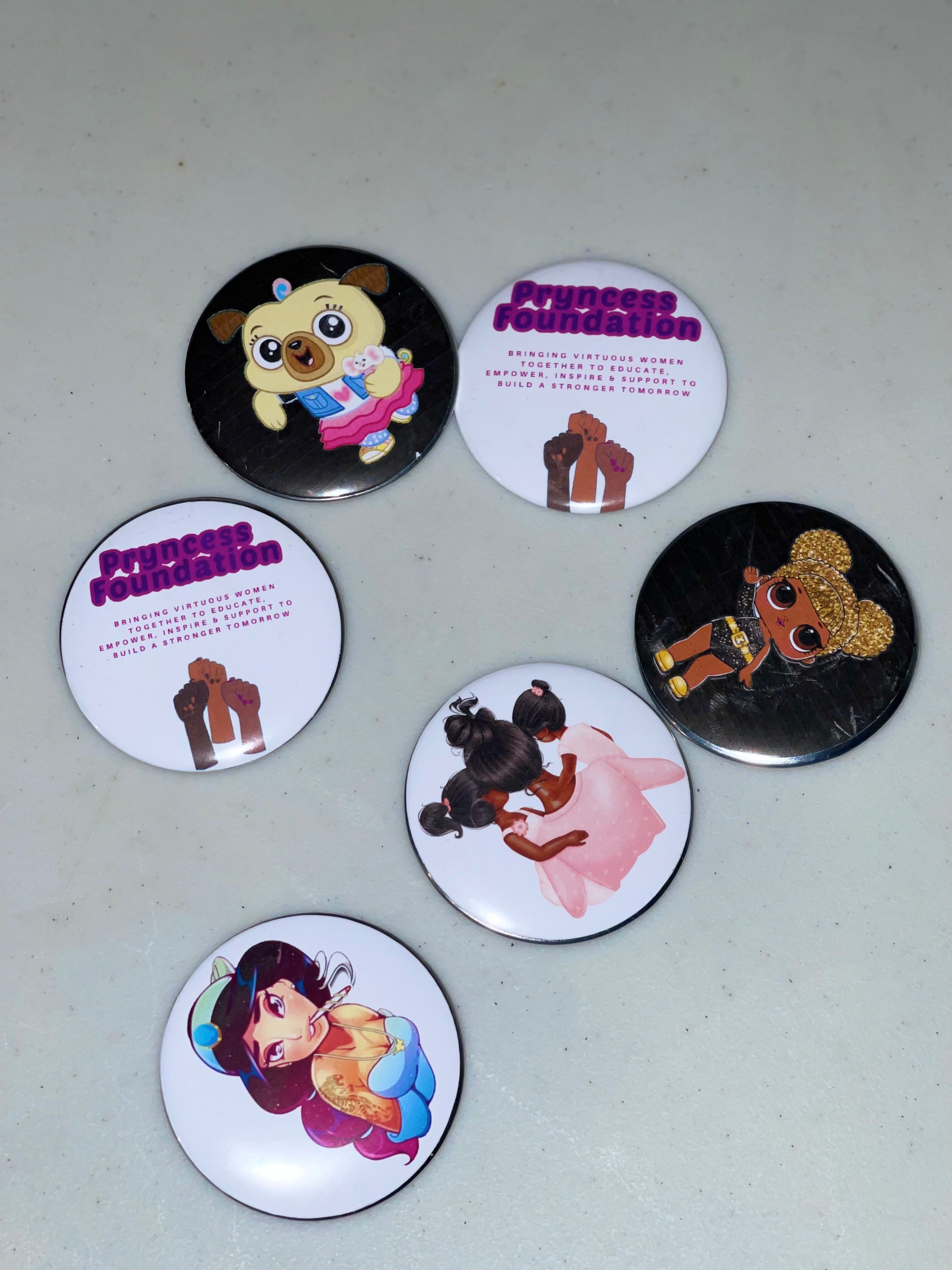 2.25" Custom Pin-Back Buttons