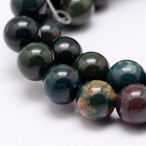 Indian Bloodstone Gemstone Bead
