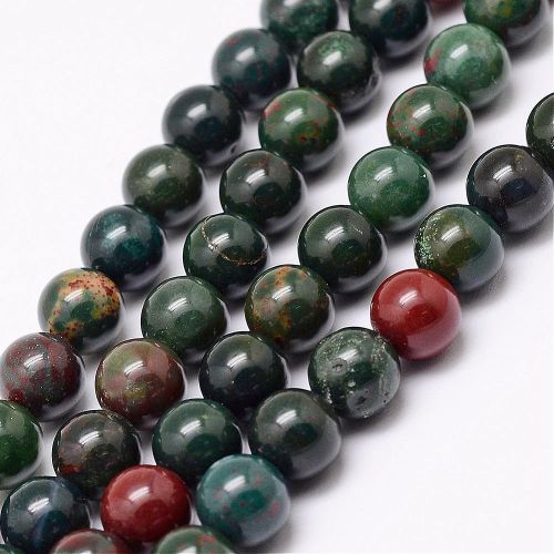 Indian Bloodstone Gemstone Bead