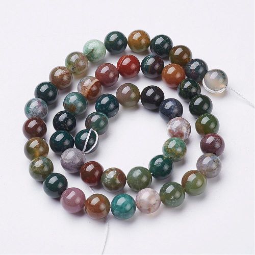 Indian Agate Gemstone Beads