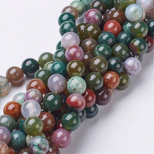 Indian Agate Gemstone Beads