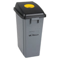 Recycling & Garbage Bin with Classification Lid, Plastic, 16 US gal.