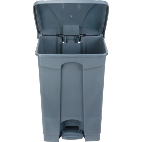 Step-On Garbage Can, Plastic, 12 US gal. Capacity