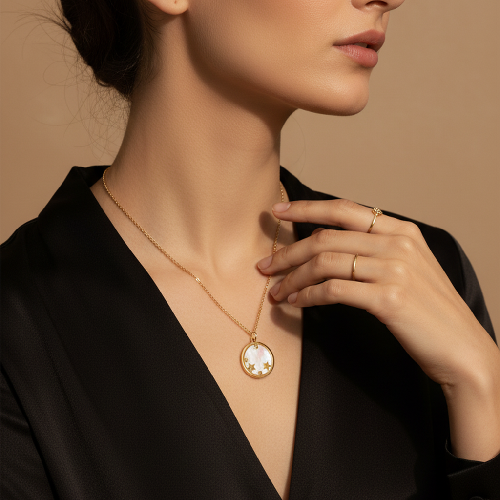 Starlit Shell Pendant