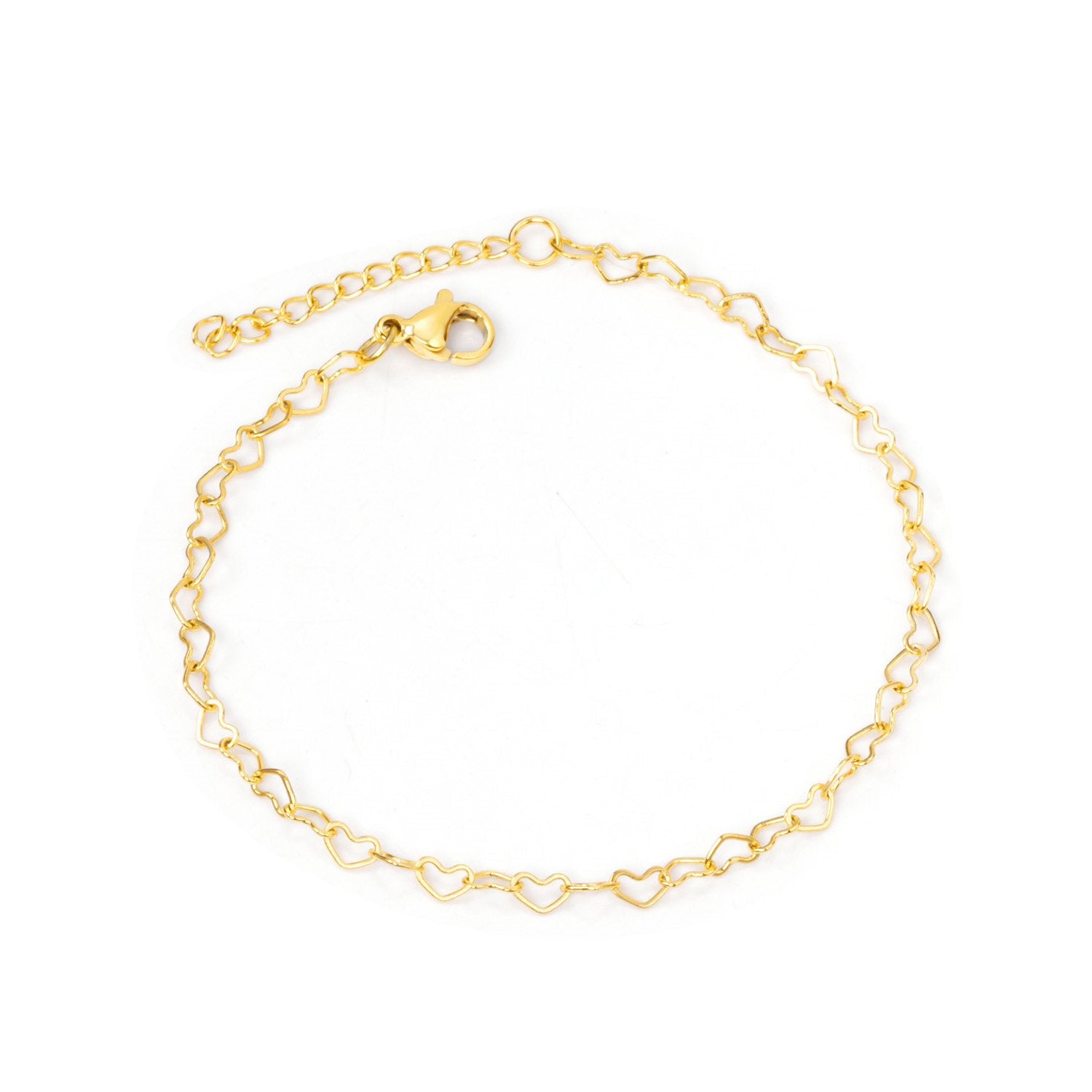 Adjustable Heart Bangle