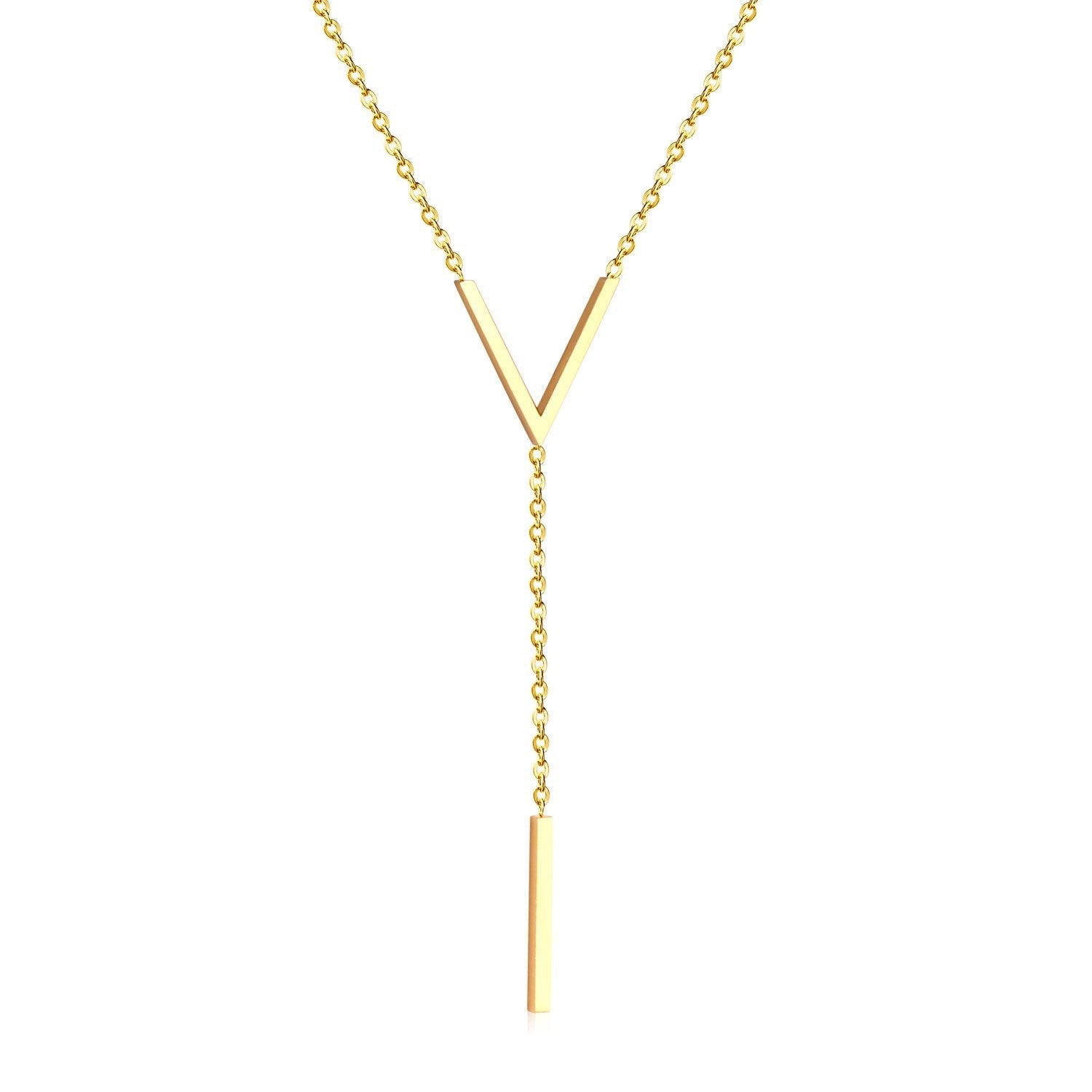 Geometric V-Link Choker