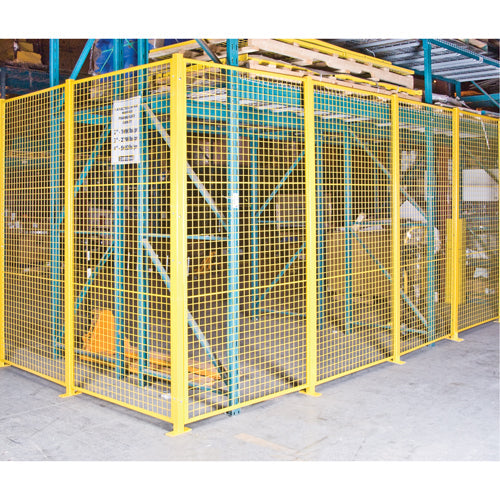 Wire Mesh Partition Components - Universal Posts, 12-1/4' H