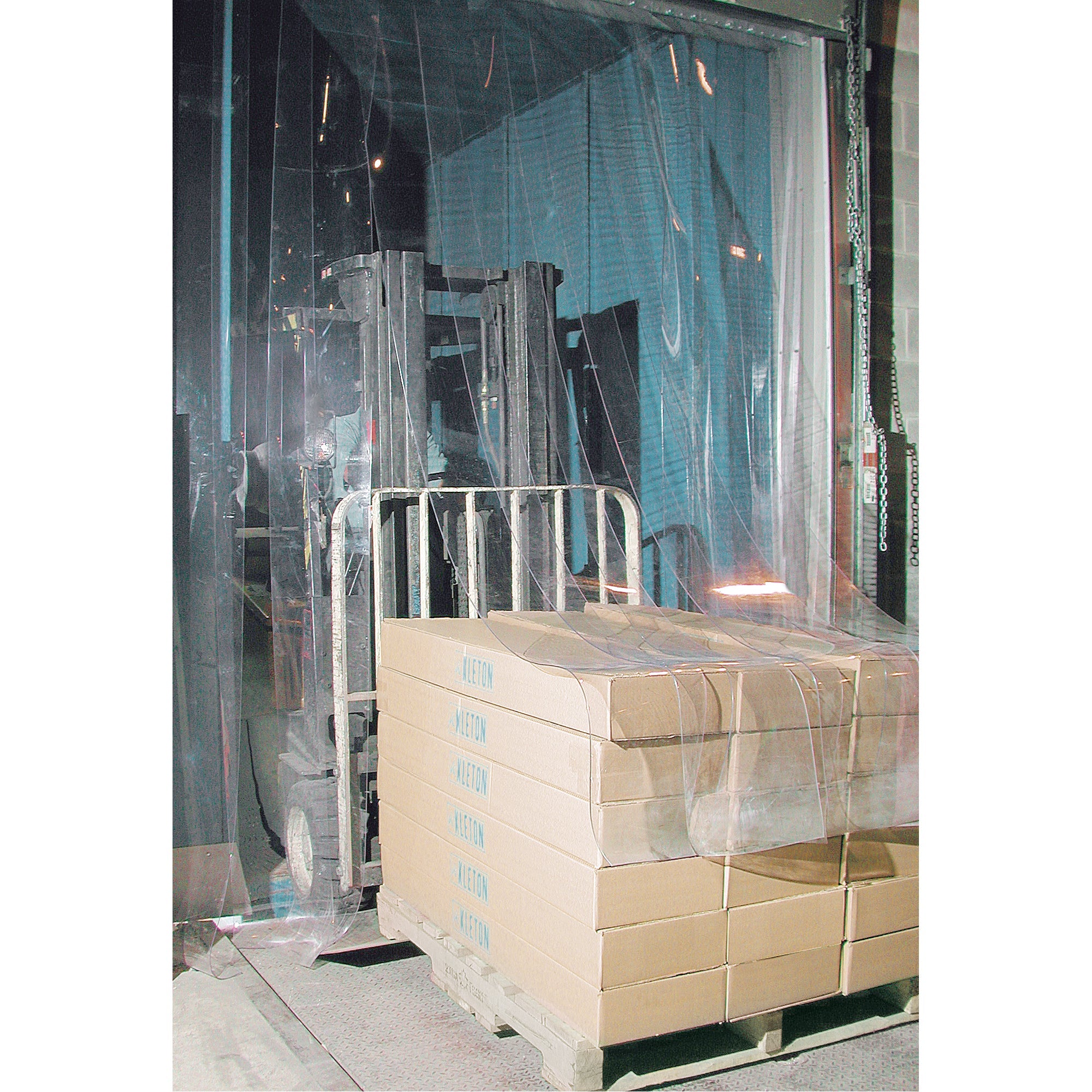 Strip Curtain Doors, 10' x 10' Door Opening, 12" Strip Width, 0.120" Strip Thickness