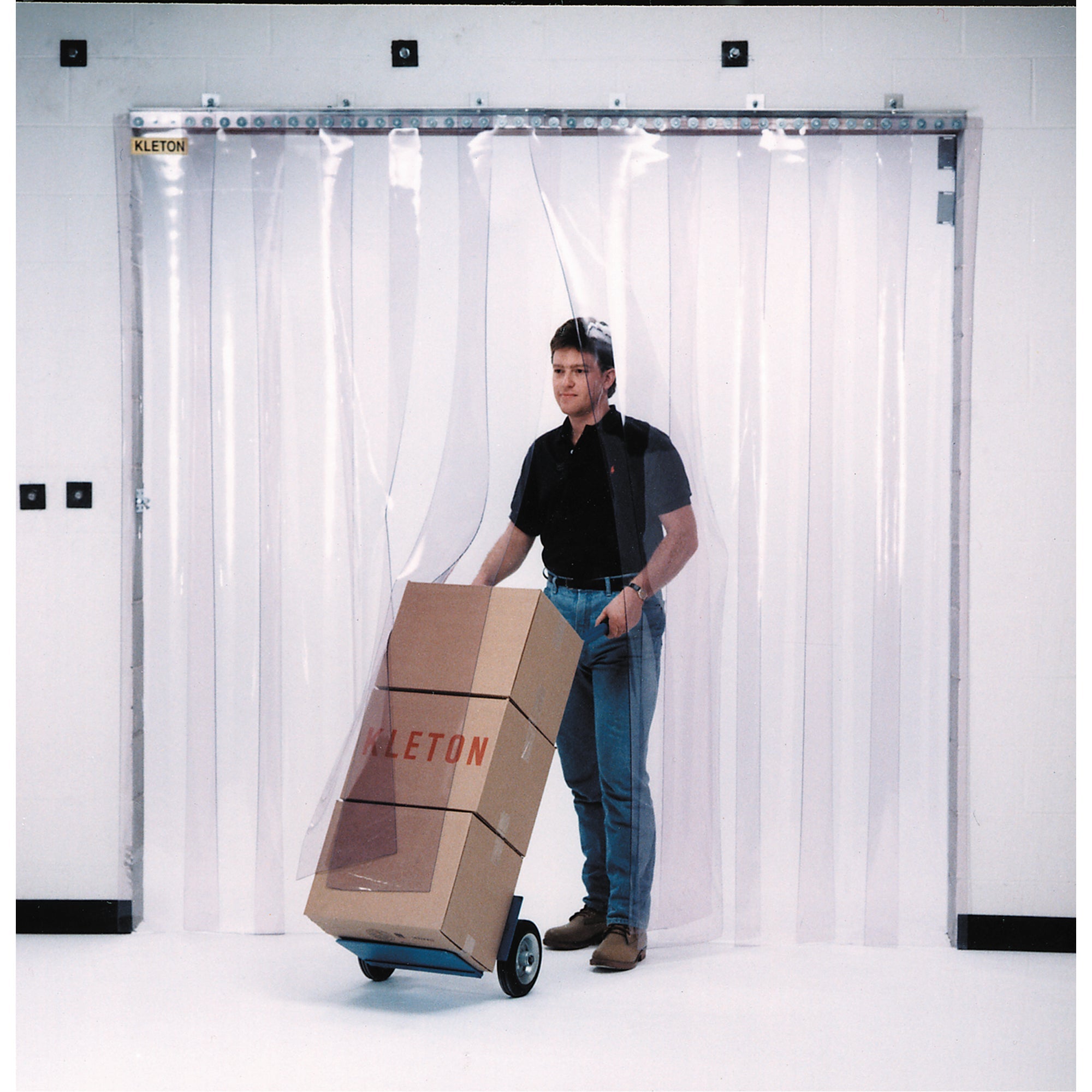 Strip Curtain Doors, 10' x 10' Door Opening, 12" Strip Width, 0.120" Strip Thickness