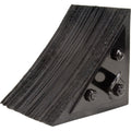 Wheel Chock, 8" x 8" x 8", Black