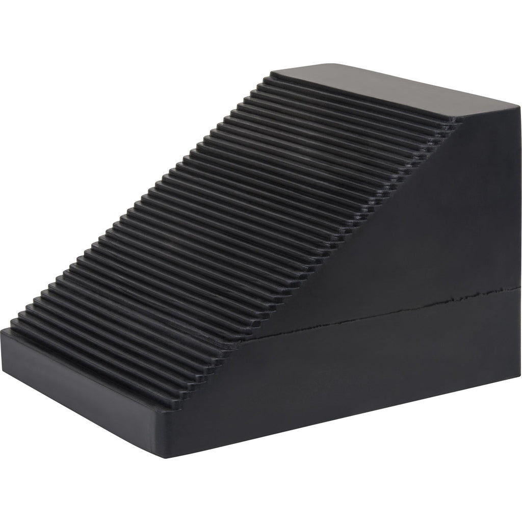 Wheel Chock, 10-5/8" x 8-5/8" x 7", Black