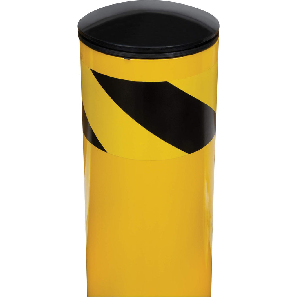 Safety Bollard, Steel, 36" H x 5-1/2" W, Yellow