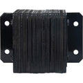 Laminated Dock Bumpers, Horizontal, Rubber, 12" W x 4" D x 10" H