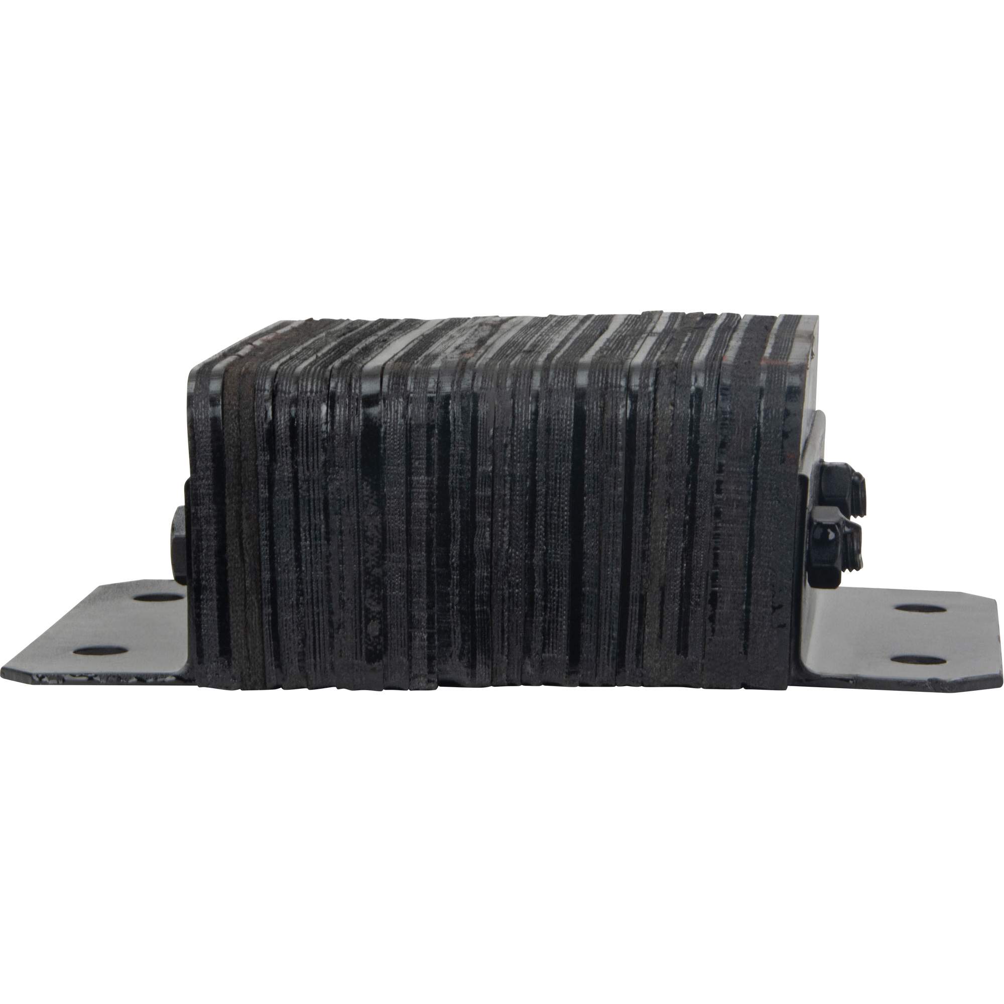 Laminated Dock Bumpers, Horizontal, Rubber, 12" W x 4" D x 10" H