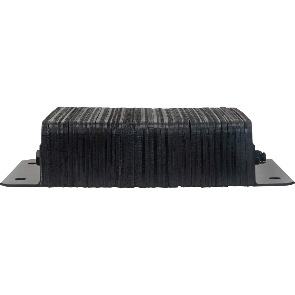 Laminated Dock Bumpers, Horizontal, Rubber, 18" W x 4" D x 12" H