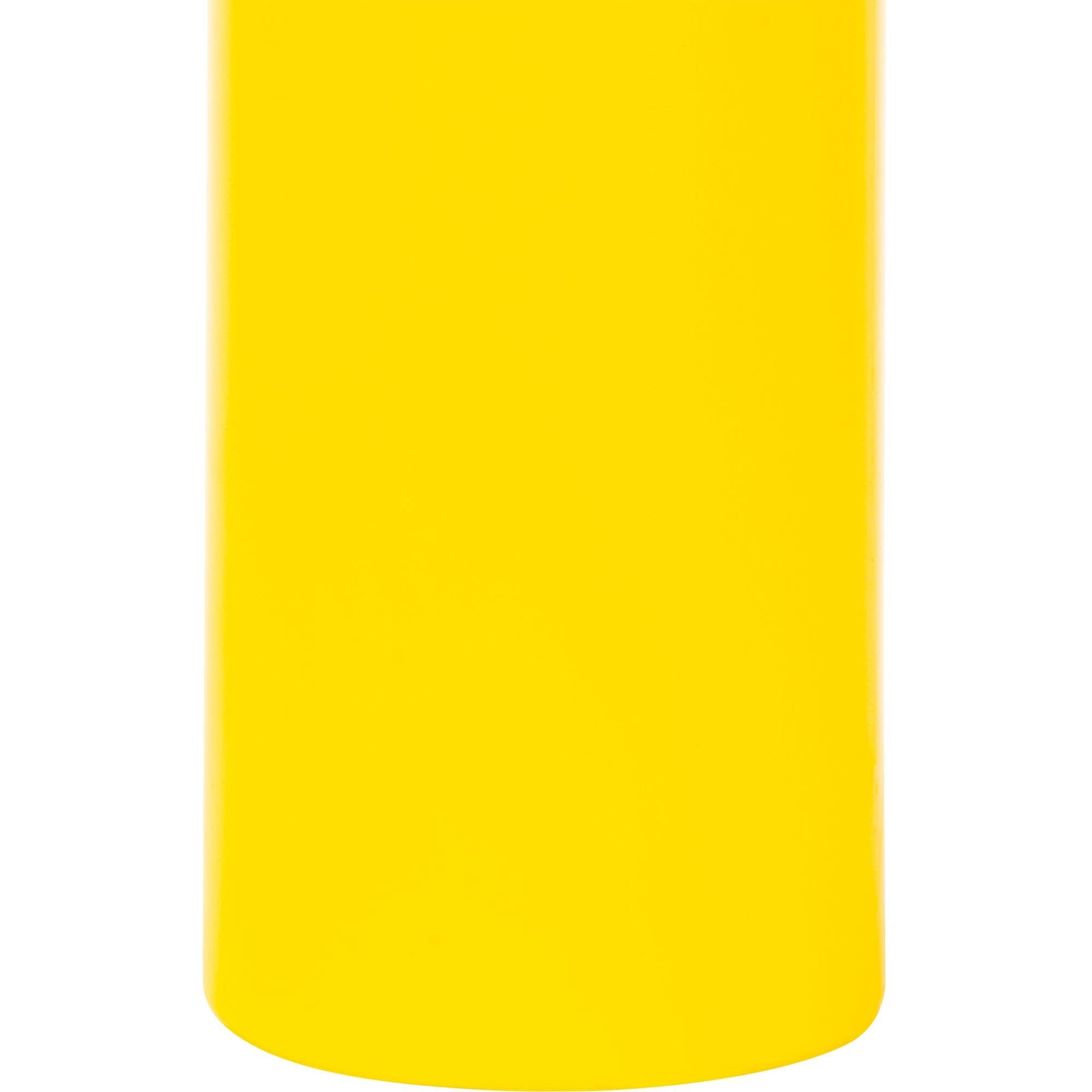Polyethylene Bollard Cover, 4-1/2" Dia. x 52" L, Red/Yellow