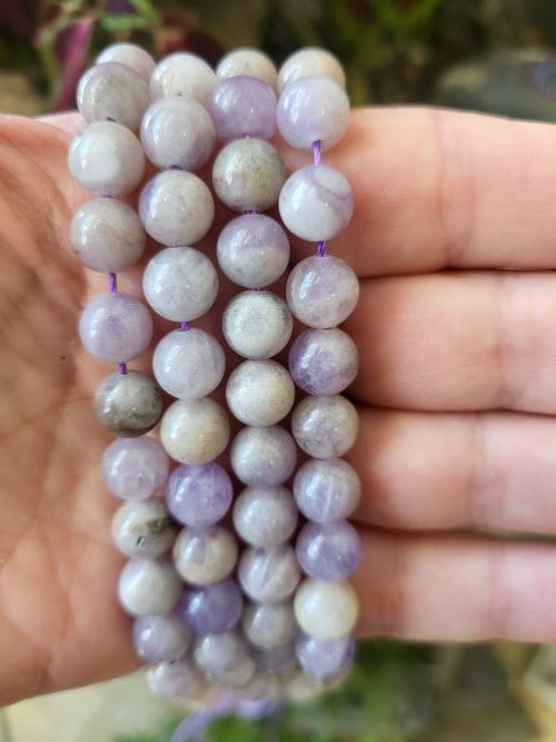 Lavender Jade Gemstone Bead