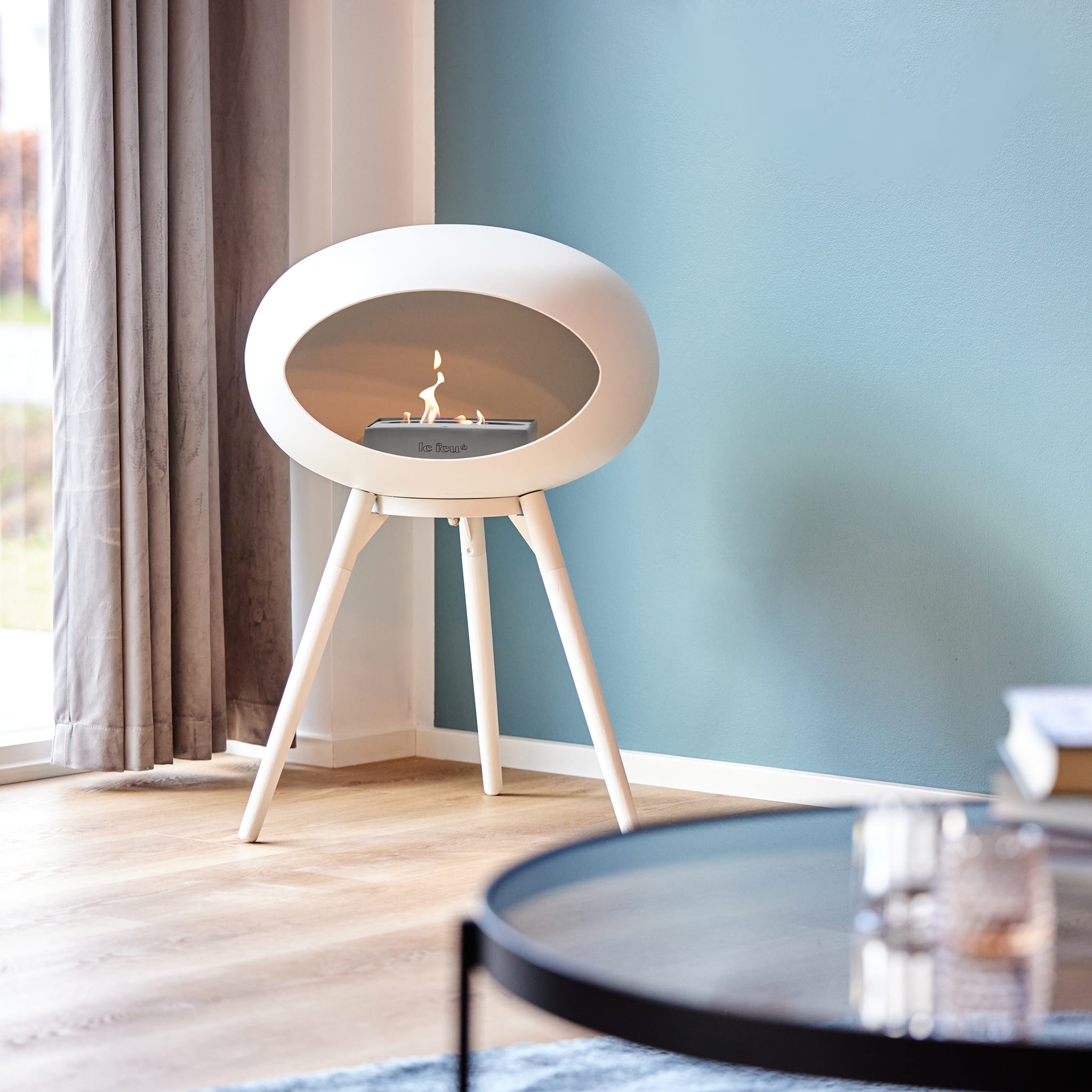 Le Feu Ground Low Dome <br>White