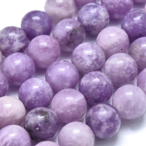 Lepidolite Gemstone Beads