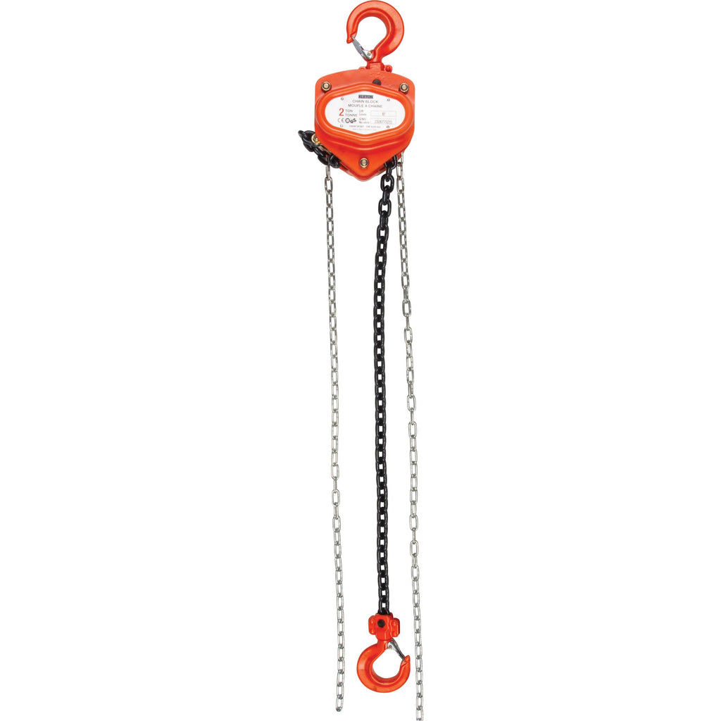 Chain Hoist, 10' Lift, 10000 lbs. (5 tons) Capacity, Alloy Steel Chain