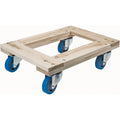 Wood Dollies - Heavy-Duty, Rubber Wheels, 1400 lbs. Capacity, 18" W x 30" D x 7" H