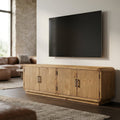Machala Media Cabinet in Rustic Blonde