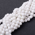 White Jade Gemstone Bead