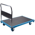 Institutional Platform Trucks, 48" L x 30" W, 1000 lbs. Capacity, Rubber Casters