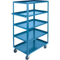 Heavy-Duty Shelf Cart, 5 Tiers, 18" W x 61" H x 33" D, 1200 lbs. Capacity