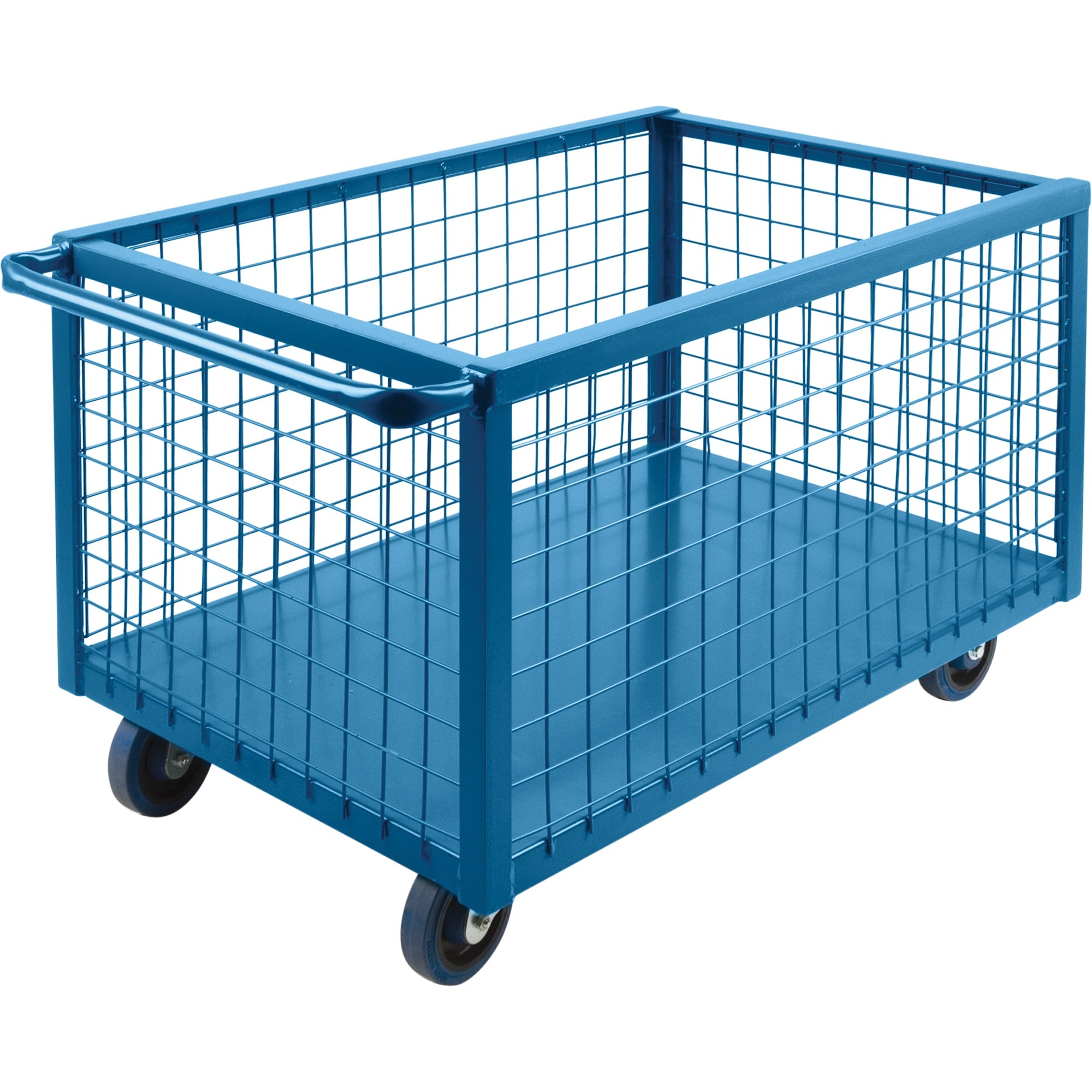 Wire Mesh Box Truck, Steel, 39" L x 24" W x 31.5" H, 12 cu. ft. Volume, 1200 lbs. Capacity