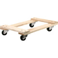 Wood Dollies - Medium-Duty, Polyolefin Wheels, 900 lbs. Capacity, 18" W x 30" D x 7" H
