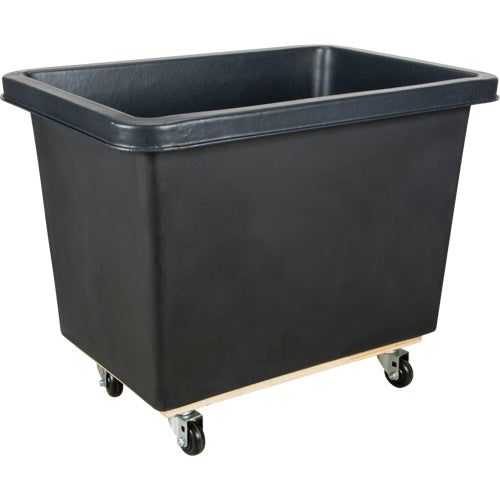 Tapered Wall Box Truck, Polyethylene, 39" L x 27" W x 30" H, 12 cu. ft. Volume, 500 lbs. Capacity