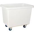 Tapered Wall Box Truck, White Polyethylene, 33" L x 20" W x 29" H, 7 cu. ft. Volume, 600 lbs. Capacity