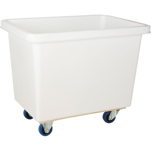 Tapered Wall Box Truck, White Polyethylene, 33" L x 20" W x 29" H, 7 cu. ft. Volume, 600 lbs. Capacity