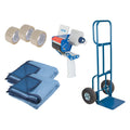 Moving Kit, P-Handle Handle, Steel, 50" Height, 700 lbs. Capacity