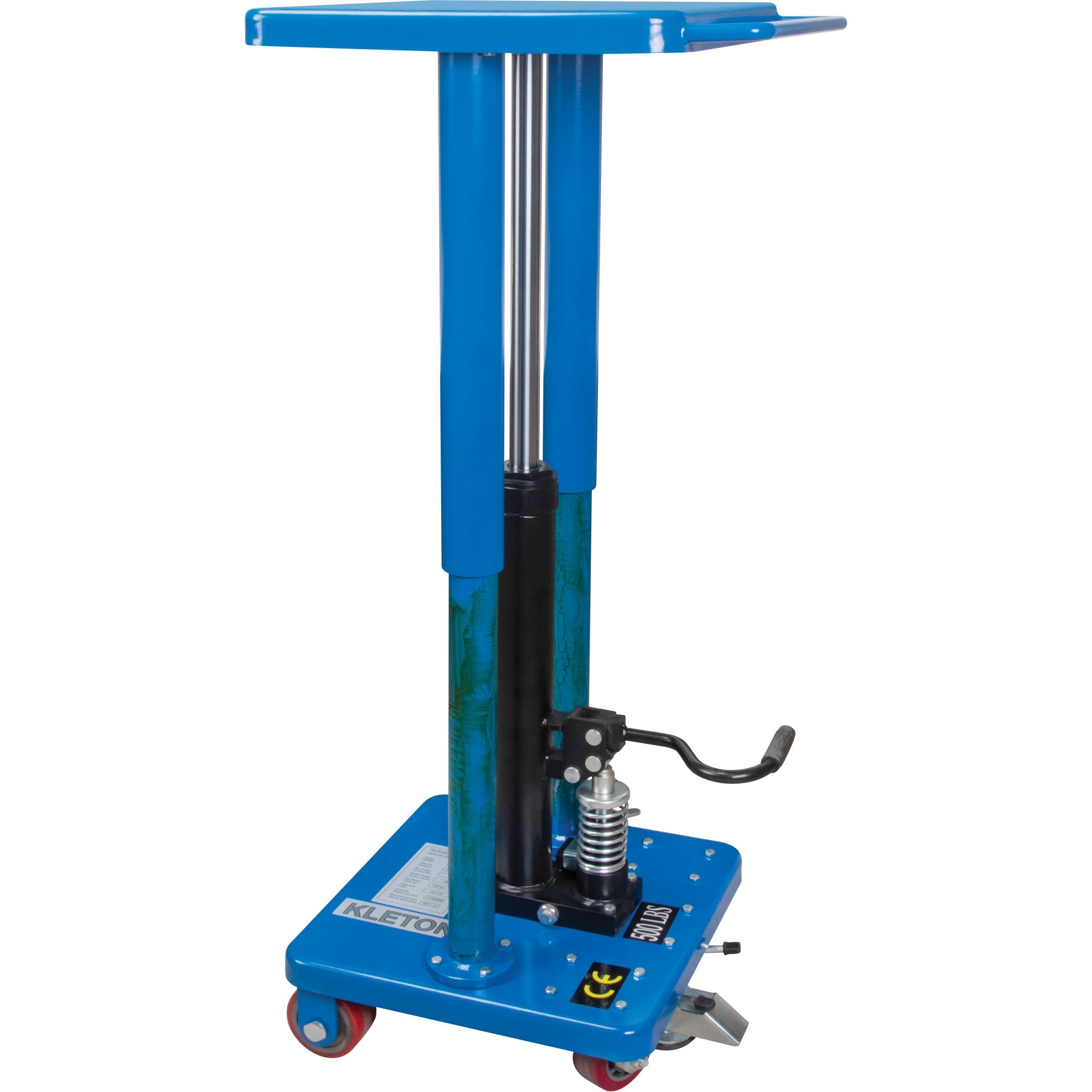 Hydraulic Work Table, 18" L x 18" W, Steel, 500 lbs. Capacity