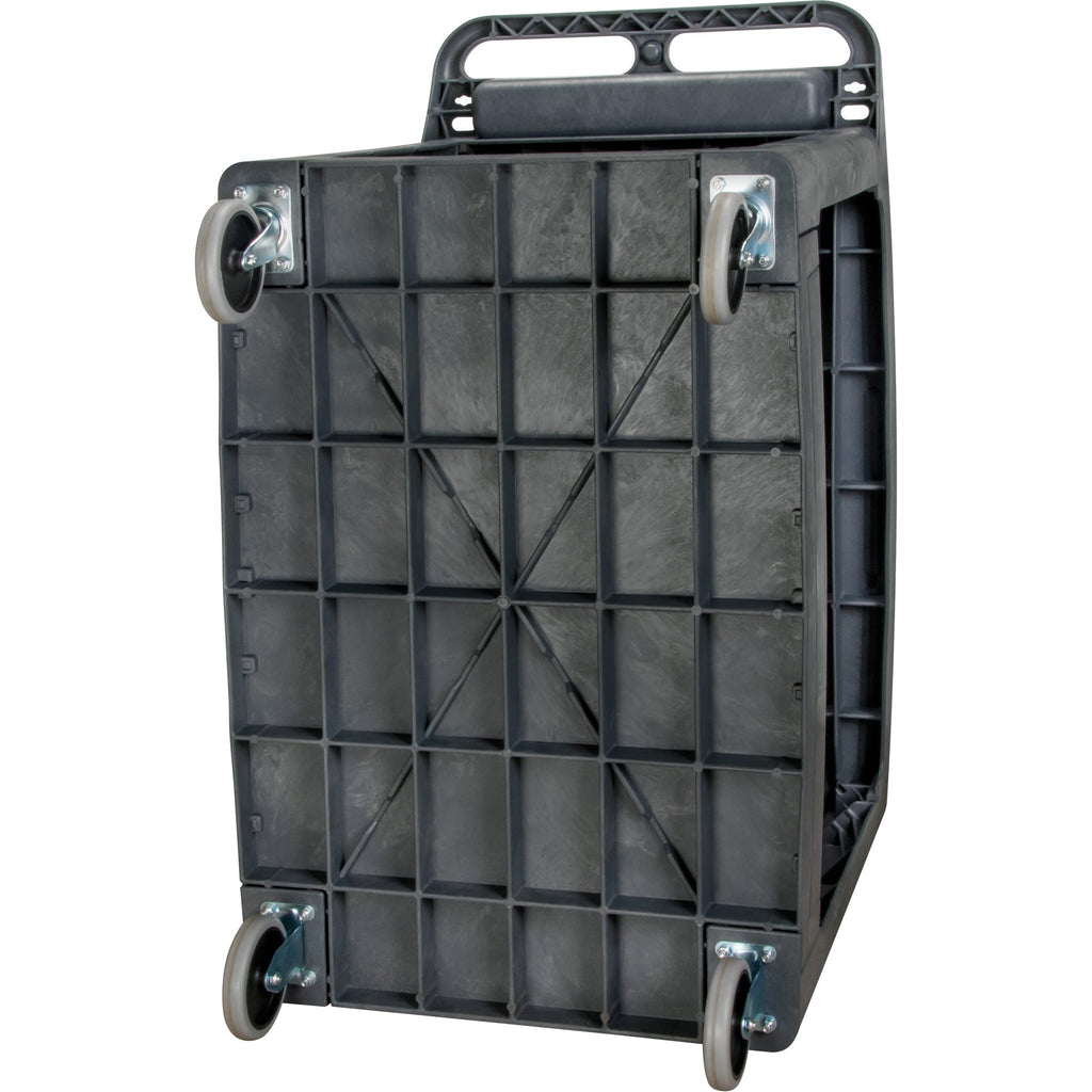 Flat-Shelf Utility Service Cart, 2 Tiers, 25-1/4" x 32-1/4" x 44", 550 lbs. Capacity