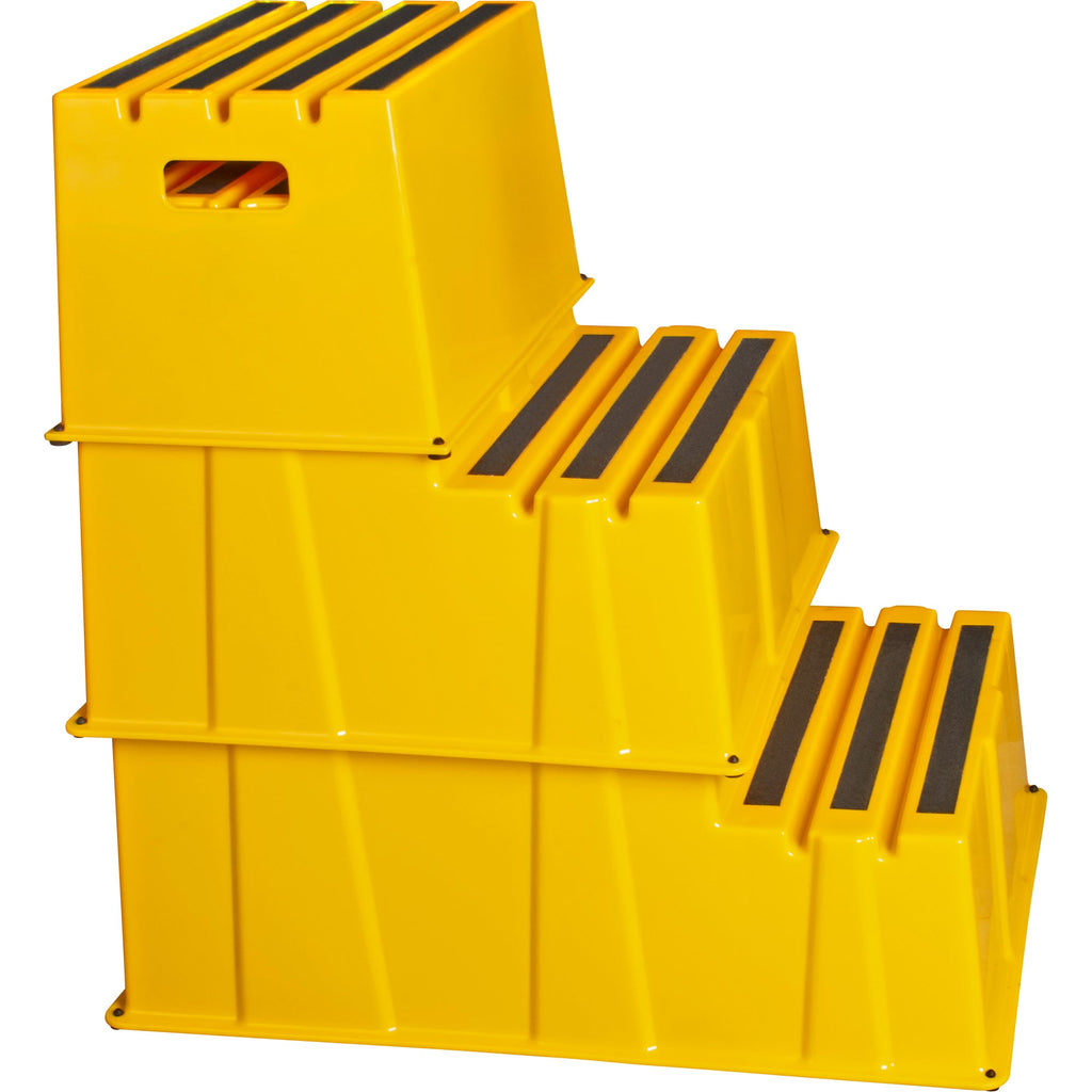 Industrial Step Stool, 20-7/8" x 12-3/16" x 12" High